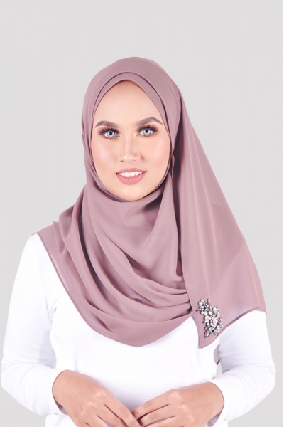 BEYONCE SHAWL - ORCHID SMOKE